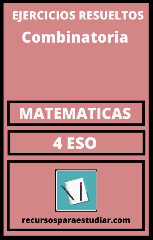 Ejercicios Combinatoria 4 ESO PDF Matematicas