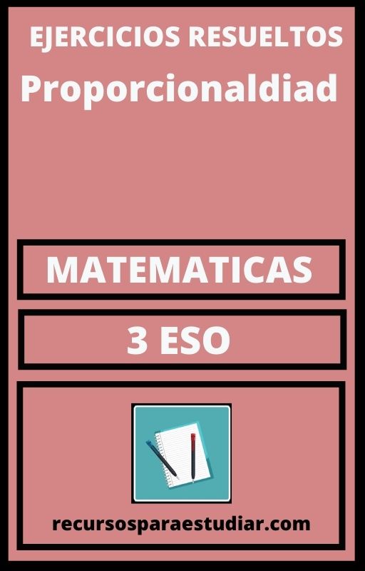 Ejercicios Proporcionaldiad 3 ESO PDF Matematicas
