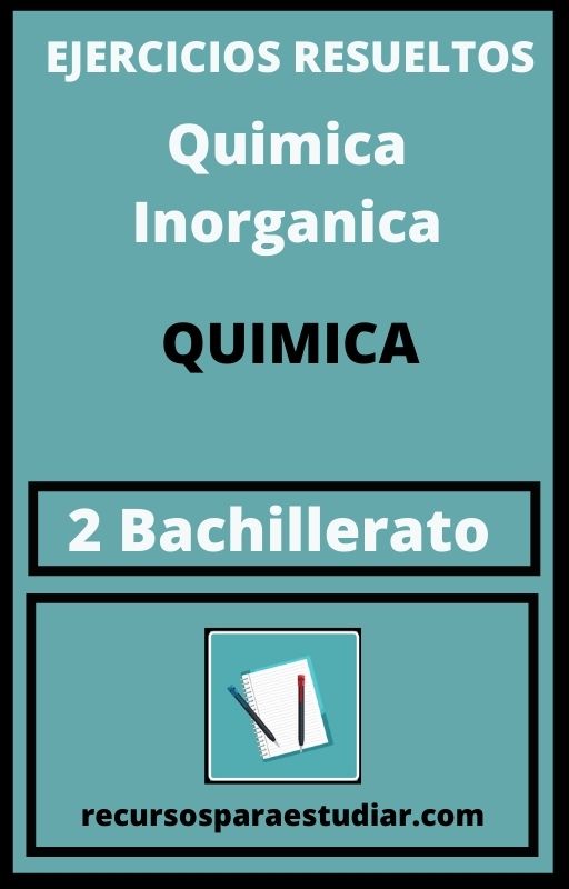 Ejercicios Quimica Inorganica 2 Bachillerato en PDF Quimica